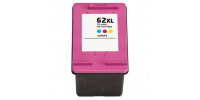 HP 62XL (C2P07AN) Tricolor High Yield Remanufactured Inkjet Cartridge
